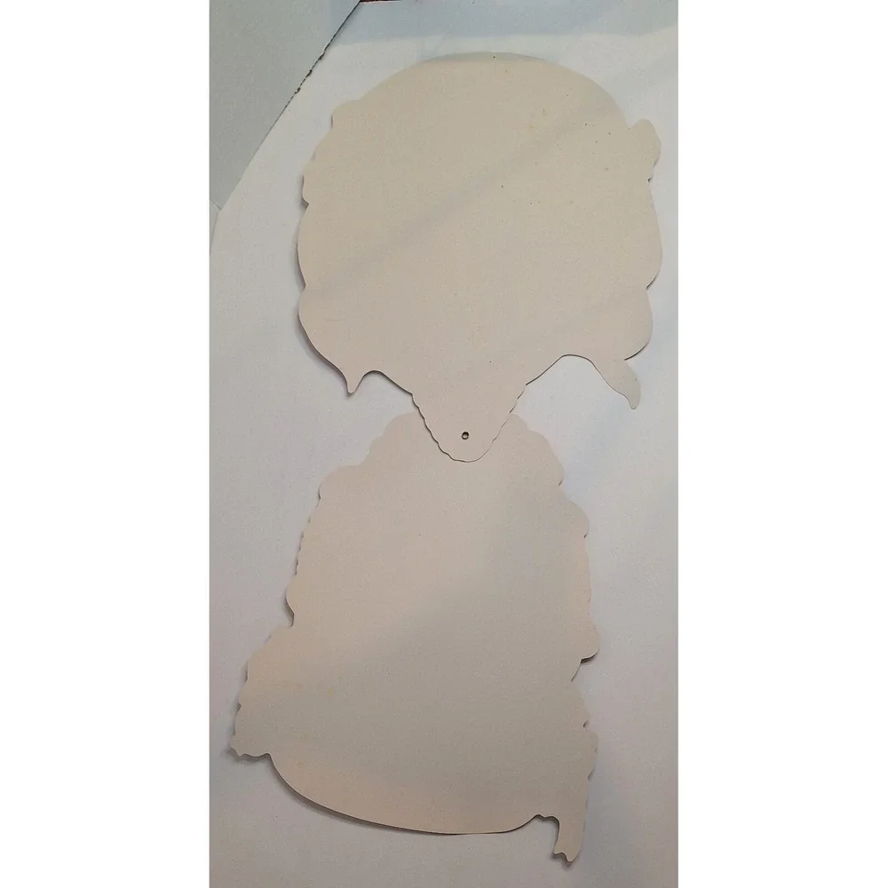 Vtg 1993‎ American Greetings Easter Cut Out Hot Air Balloon Duck Bunny Jointed